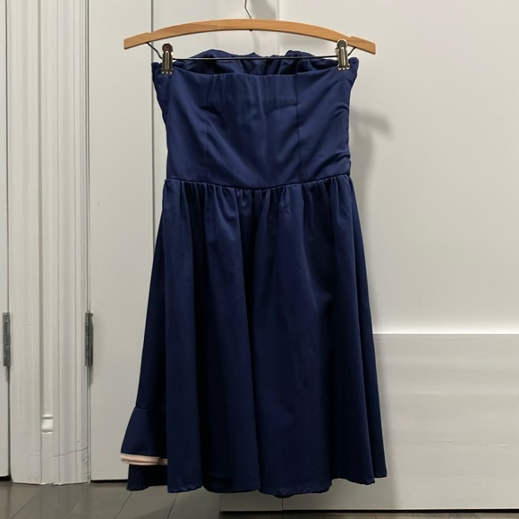 NWT Prairie New York Strapless Dress with Flower Detail Size XS - Picture 3 of 6